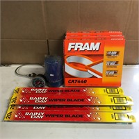 New Fram Air Filters Windshield Wipers