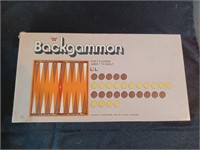 1970's Backgammon board game