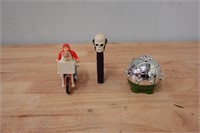 ET Toys and Pez Dispenser