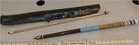 Pool cue stick with case