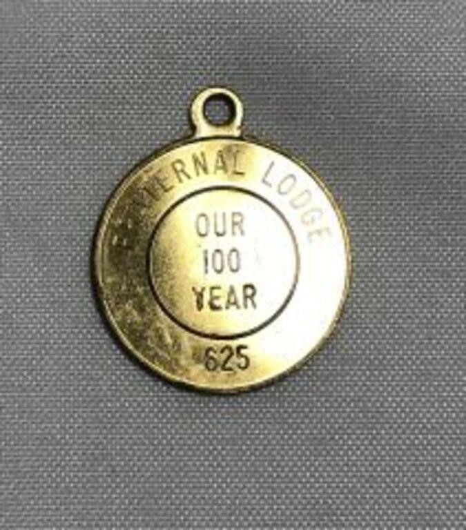 Fraternal Lodge 100 Years Medal