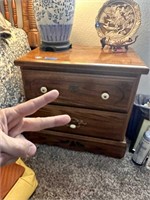 PAIR OF WOOD BEDSIDE TABLES WITH DRAWERS