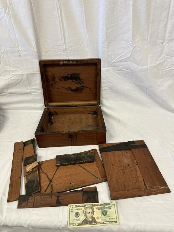 Antique Small Wood Writing Desk