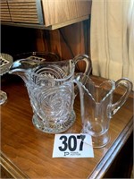 Crystal Pitcher And Glass Pitcher (Kitchen)