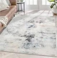 Soft Abstract Area Rug  (grey9, 6' 6" X 9' 10"