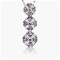 18K WHITE GOLD 1.47CT DIAMOND PENDANT