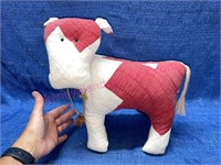 Cute Quilted cow (handmade from old quilt)