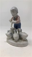 Gerold Bavaria Figurine Boy Musician with Duck