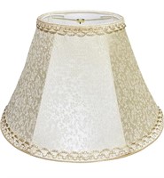 $48 TOOTOO STAR beige Bell lampshade, 8.75"