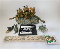 Frog Decor / Puzzle/Game - Various Lot