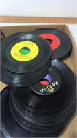 Flat 45 records assorted