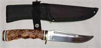 112 - KNIFE W/SHEATH (C45)