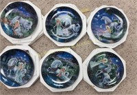 (6) Enchanted Journey Collectors Plates (E)