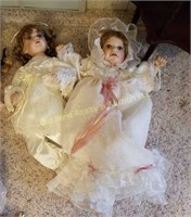 (2) Porcelain Dolls (LR)