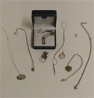 Lot of Silver and Silver Tone Jewelry