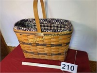 J.W. COLLECTION 1987 BREAD AND MILK BASKET