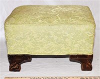 VINTAGE OTTOMAN - LEGS COULD USE TOUCH UP