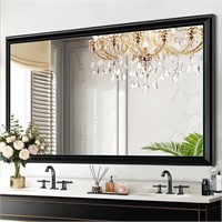 NicBex 58x27 Inch Bathroom Vanity Mirror  Aluminum