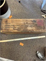 Antique Fireworks Wooden Crate