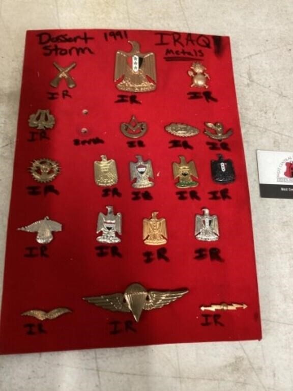 Desert storm 1991 and Iraq military medals