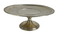 TIFFANY STERLING SILVER PEDESTAL CAKE STAND