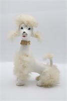 MCM Poodle Figure w/ Faux Fur