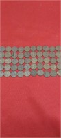 WHEAT PENNIES (50) 1940'S