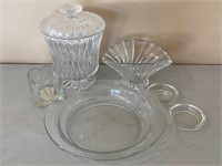Bowls, Candle Holder, Covered Dish etc