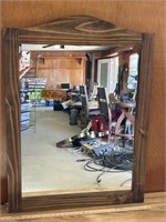 Large framed mirror