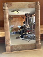 Large framed mirror approximately 43.5W x 32L