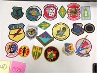 340 - VINTAGE MILITARY PATCHES (C55)