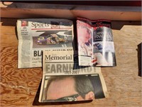 Dale Earnhardt newspapers