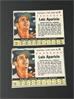 1961 Post Cereal Luis Aparicio Cards #19