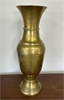 Tall Brass Vase