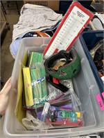 LOT OF MISC EDUCATIONAL/ KIDS ITEMS 2 BINS