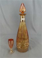 Berry Bands & Rib wine decanter & 1 wine- marigold