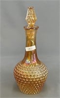 Miniature Hobnail wine decanter - marigold