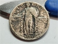 OF) 1925 standing liberty silver quarter