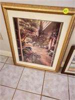 NICE GOLD FRAMED PICTURE