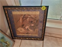 NICE FRAMED BIRD PICTURE