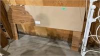 wood full-size headboard