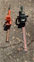 2 Corded Black & Decker Hedge Trimmers