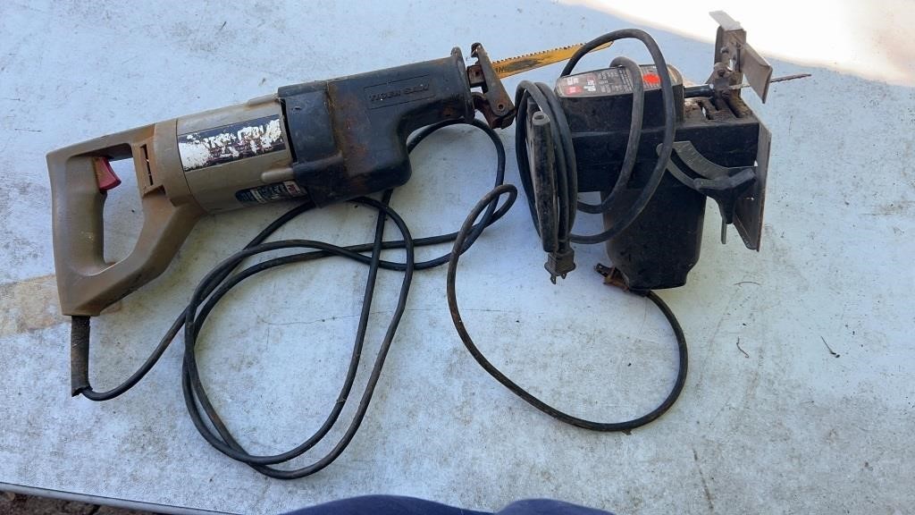 Porter+Cable Corded Tiger Saw and WEN Corded