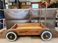 Small vintage radio flyer wagon