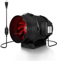TerraBloom 6" Inline Duct Fan. 120V 70W Power