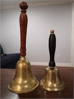 2 brass bells. 
1 loose