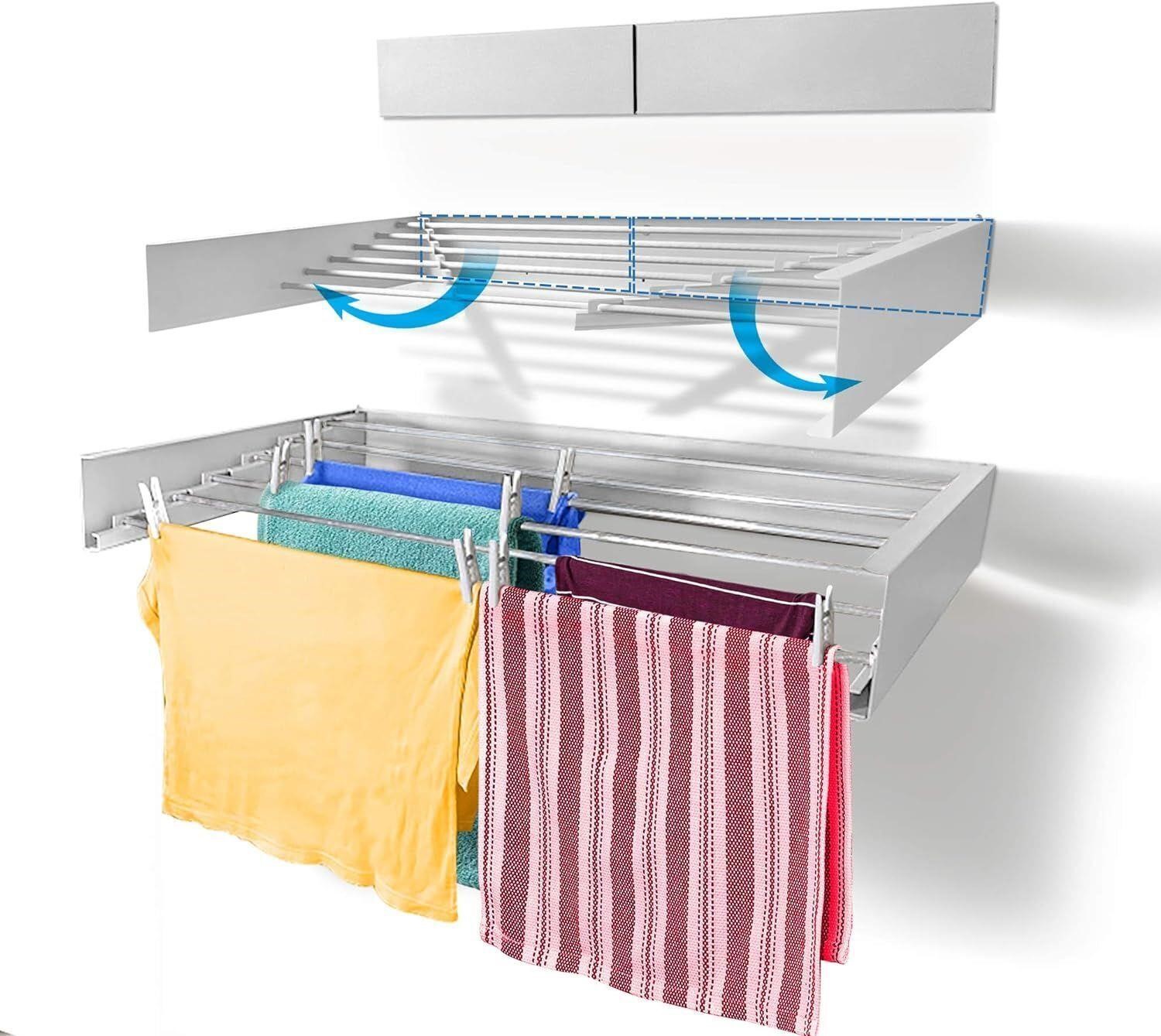 Step Up Laundry Drying Rack (28-INCH WHITE)