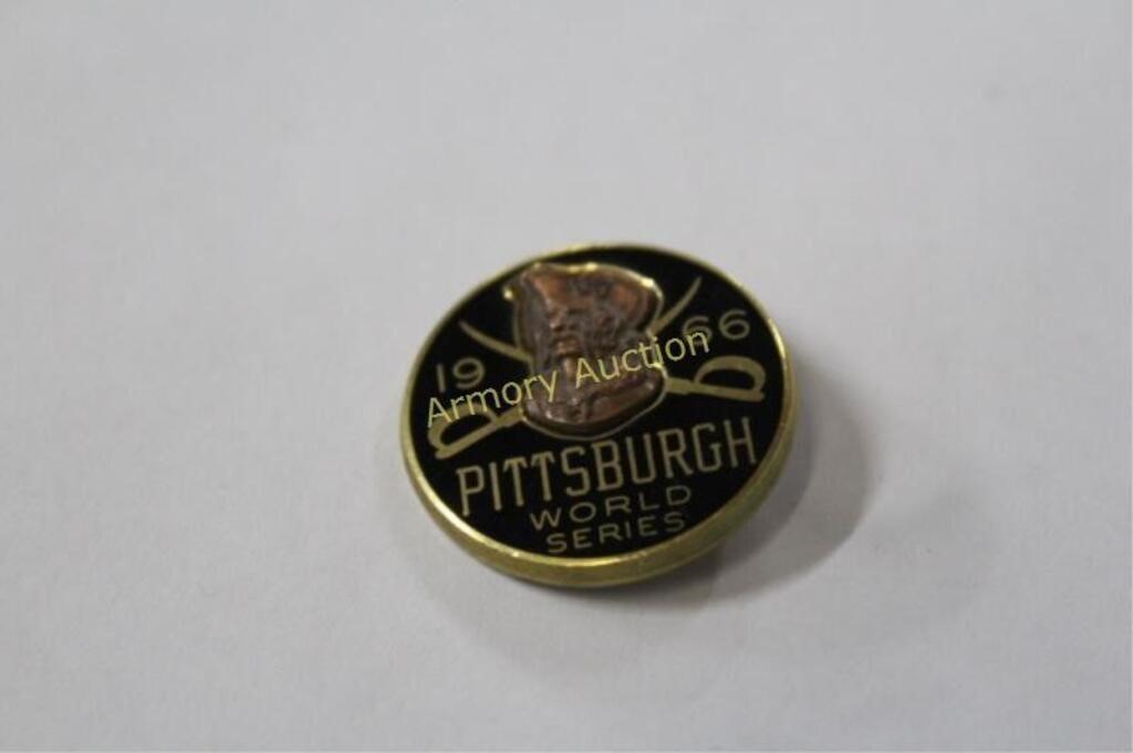 1966 PITTSBURGH WORLD SERIES PIN - BALFOUR