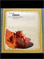 1950 COWBOY ADVERTISING MIRROR - CHIP BOTTOM - PIC