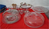 Glass serving pieces